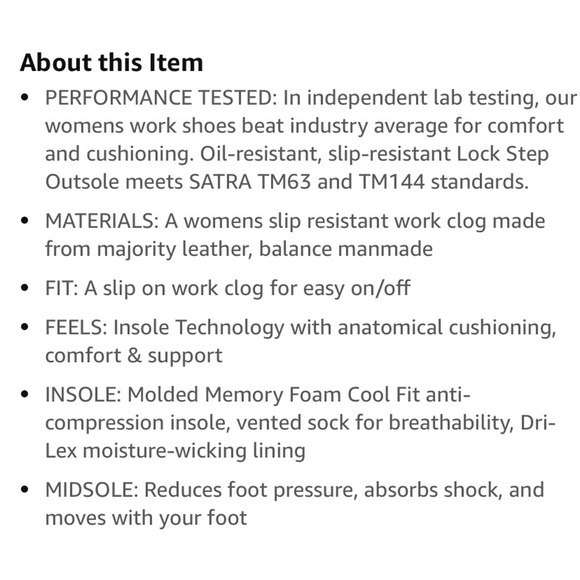 Dr. Scholl's Women's Dynamo Slip-Resistant Work Clog - Size 8.5 W - Picture 9 of 9